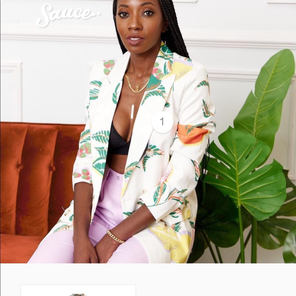 Women’s Blazer Souk & Sepia size Large - Picture 8 of 13